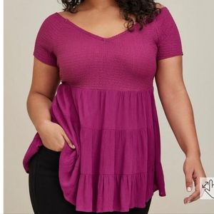 Torrid Purple Top